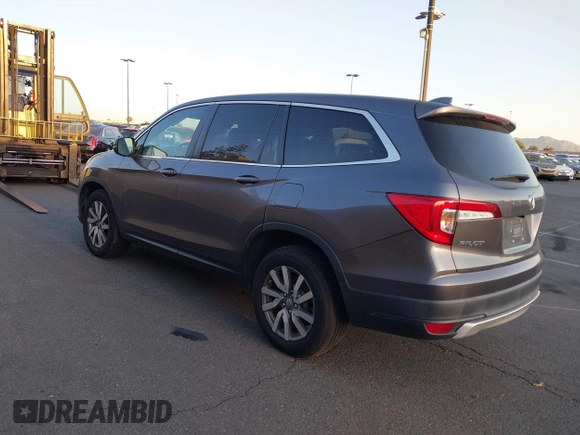 2021 Honda Pilot EX-L with VIN 5FNYF5H54MB018846, listed as a IAAI auction lot 41208987 with 80,757 mi miles and . Bid and sale history available at DreamBid. Image 3.