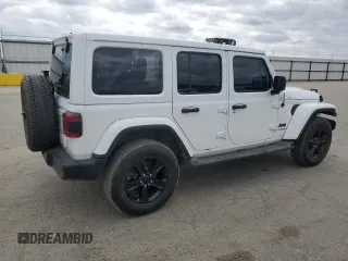 2020 Jeep Wrangler Unlimited Sahara with VIN 1C4HJXEN6LW254035, listed as a Copart auction lot 48900275 with 69,368 mi miles and Salvage Title. Bid and sale history available at carsss.com. Image 3.