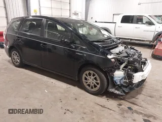 2017 Toyota Prius v Two with VIN JTDZN3EU0HJ063367, listed as a IAAI auction lot 40834930 with 153,045 mi miles. Bid and sale history available at carsss.com. Image 1.