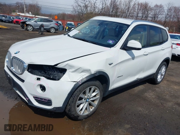 2016 BMW X3 xDrive28i with VIN 5UXWX9C58G0D66558, listed as a IAAI auction lot 41894204 with 66,278 mi miles and . Bid and sale history available at DreamBid. Image 19.