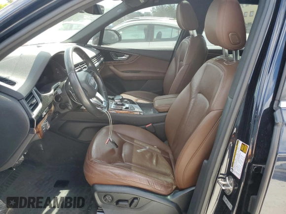 2017 Audi Q7 Premium Plus with VIN WA1LAAF71HD012886, listed as a Copart auction lot 51762015 with 123,485 mi miles and Salvage Title. Bid and sale history available at DreamBid. Image 7.