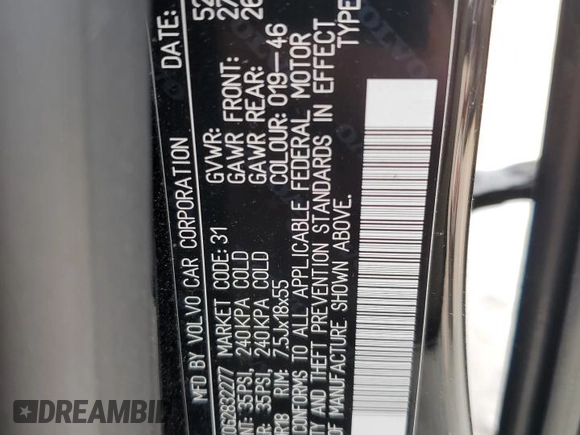 2016 Volvo XC60 T5 Premier с VIN YV4612RK0G2832277, выставлен на аукционе Copart как лот 57778135 с пробегом Не указан миль и Чистый • Clean title. История ставок и продаж доступна на DreamBid. Изображение 14.