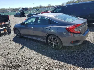 2021 Honda Civic Sedan Sport with VIN 2HGFC2F84MH526354, listed as a Copart auction lot 45393875 with 69,735 mi miles and Salvage Title. Bid and sale history available at carsss.com. Image 2.