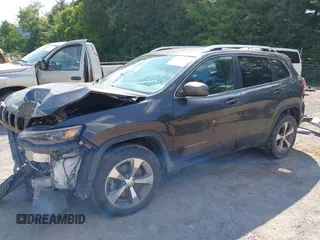 2019 Jeep Cherokee Limited with VIN 1C4PJMDX7KD491415, listed as a IAAI auction lot 39667583 with 65,502 mi miles and . Bid and sale history available at DreamBid. Image 2.