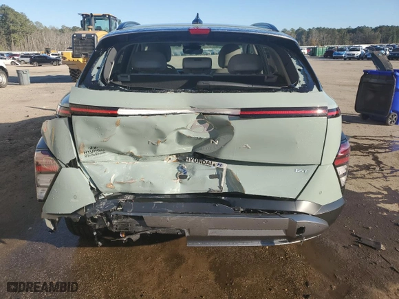 2024 Hyundai Kona Limited with VIN KM8HE3A33RU048933, listed as a Copart auction lot 43737515 with 6,559 mi miles and Salvage Title. Bid and sale history available at carsss.com. Image 6.