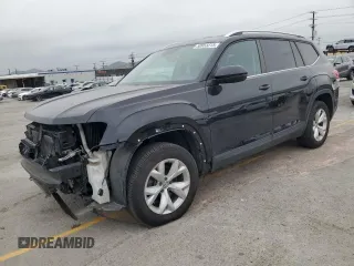 2019 Volkswagen Atlas SE with VIN 1V2DR2CA8KC605388, listed as a Copart auction lot 50953315 with 66,116 mi miles and Salvage title. Bid and sale history available at DreamBid. Image 1.