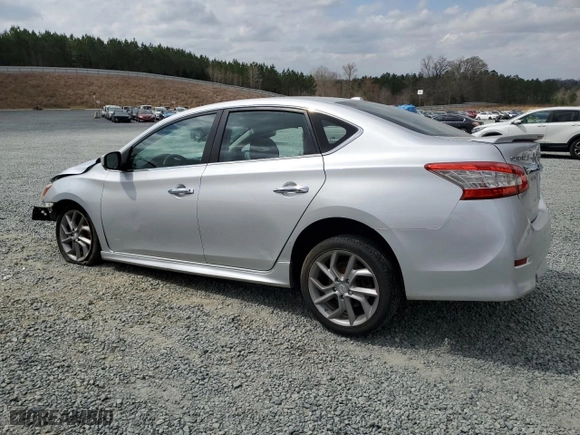 2013 Nissan Sentra SR with VIN 3N1AB7AP1DL778645, listed as a Copart auction lot 49945335 with 184,610 mi miles and Salvage Title. Bid and sale history available at carsss.com. Image 2.