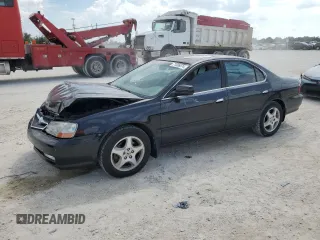 2003 Acura TL with VIN 19UUA56623A072955, listed as a Copart auction lot 71586074 with 157,002 mi miles and Salvage Title. Bid and sale history available at carsss.com. Image 1.