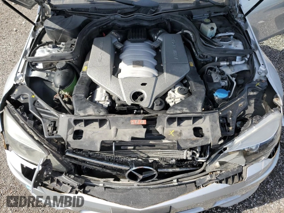 2009 Mercedes-Benz C 63 AMG with VIN WDDGF77X29F346320, listed as a Copart auction lot 49791625 with 143,218 mi miles and Salvage Title. Bid and sale history available at DreamBid. Image 11.