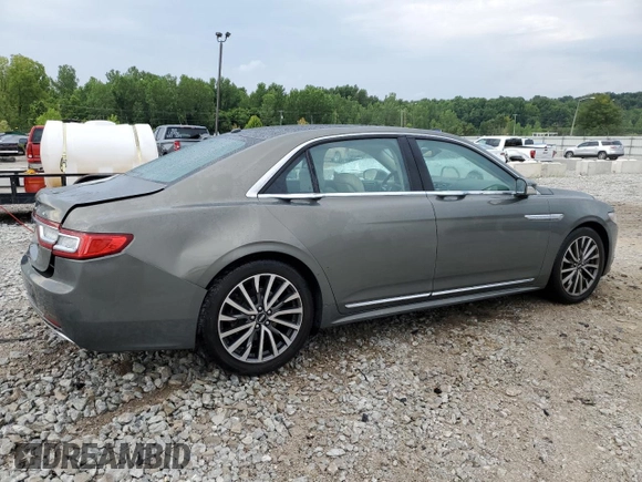 2017 Lincoln Continental Select with VIN 1LN6L9SK7H5603283, listed as a Copart auction lot 63878464 with 110,289 mi miles and Salvage Title. Bid and sale history available at carsss.com. Image 3.