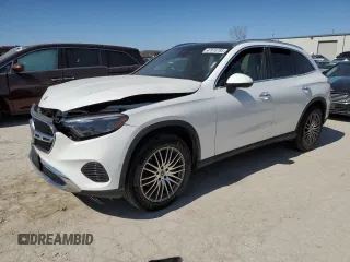 2024 Mercedes-Benz GLC with VIN W1NKM4HB6RF101430, listed as a Copart auction lot 47618785 with 0 mi miles and Salvage Title. Bid and sale history available at carsss.com. Image 1.