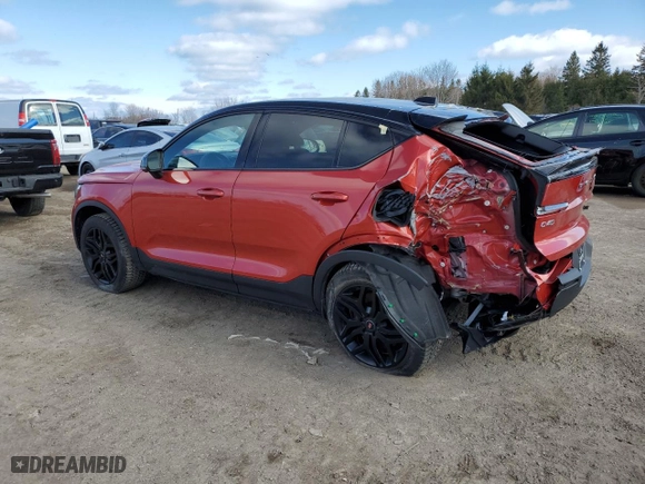 2022 Volvo C40 Recharge Pure Electric Ultimate with VIN YV4ED3GB7N2009032, listed as a Copart auction lot 51273235 with 80,644 mi miles and Salvage Title. Bid and sale history available at carsss.com. Image 2.