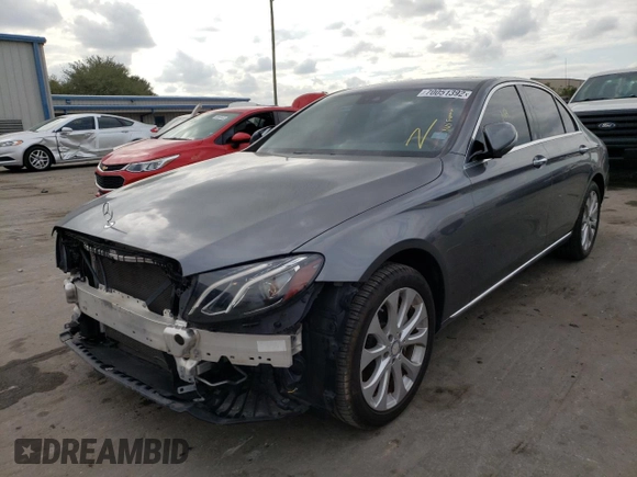2017 Mercedes-Benz E-Class E 300 Luxury with VIN WDDZF4JB6HA166371, listed as a Copart auction lot 70051392 with 0 mi miles. Bid and sale history available at carsss.com. Image 1.