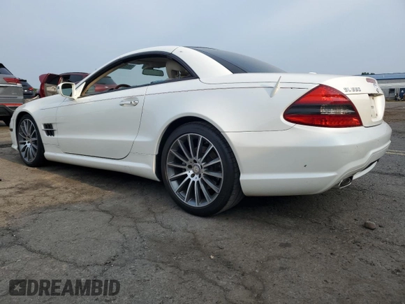2009 Mercedes-Benz SL 550 с VIN WDBSK71F99F156772, выставлен на аукционе Copart как лот 59797315 с пробегом 88 390 миль миль и Списание • Salvage title. История ставок и продаж доступна на DreamBid. Изображение 2.