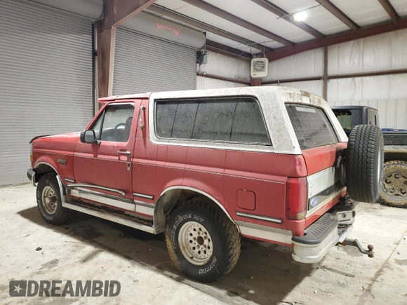 1992 Ford Bronco XL with VIN 1FMEU15NXNLA89307, listed as a Copart auction lot 45167655 with Not provided miles and Clean title. Bid and sale history available at DreamBid. Image 2.