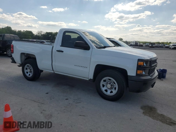 2015 Chevrolet Silverado 1500 Work Truck with VIN 1GCNCPEH3FZ187629, listed as a Copart auction lot 56061855 with 101,793 mi miles and Salvage Title. Bid and sale history available at DreamBid. Image 4.