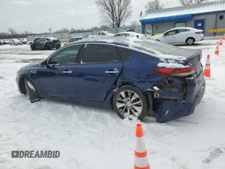 2016 Kia Optima SX Turbo with VIN 5XXGW4L2XGG041293, listed as a Copart auction lot 44734105 with 114,228 mi miles and Salvage Title. Bid and sale history available at carsss.com. Image 2.