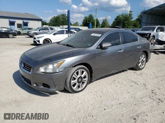 2014 Nissan Maxima S with VIN 1N4AA5AP6EC499697, listed as a Copart auction lot 54631005 with Not Provided miles and Clean Title. Bid and sale history available at DreamBid. Image 1.