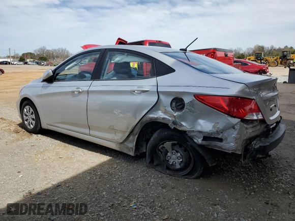 2016 Hyundai Accent SE with VIN KMHCT4AE3GU059337, listed as a Copart auction lot 50204645 with 75,961 mi miles and Salvage Title. Bid and sale history available at carsss.com. Image 2.