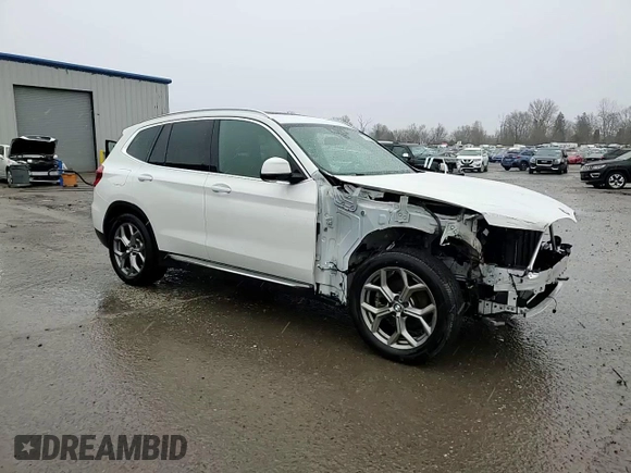 2020 BMW X3 xDrive30i with VIN 5UXTY5C02LLT32702, listed as a Copart auction lot 51238085 with 56,033 mi miles and Salvage Title. Bid and sale history available at DreamBid. Image 15.