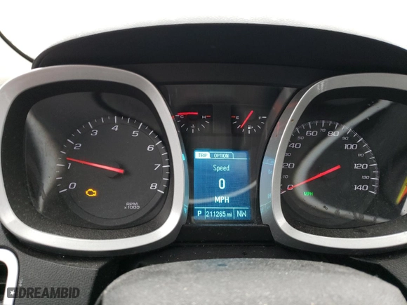 2013 Chevrolet Equinox LT with VIN 2GNFLDE31D6188530, listed as a Copart auction lot 43978045 with 211,265 mi miles and Salvage Title. Bid and sale history available at carsss.com. Image 9.