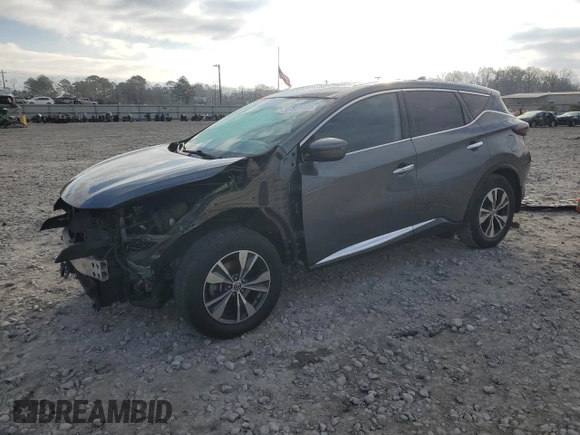 2020 Nissan Murano S with VIN 5N1AZ2AS3LN141945, listed as a Copart auction lot 87851005 with 70,294 mi miles and Salvage Title. Bid and sale history available at DreamBid. Image 1.