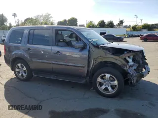 2015 Honda Pilot EX-L with VIN 5FNYF3H75FB030724, listed as a Copart auction lot 57457575 with 142,613 mi miles and Salvage title. Bid and sale history available at DreamBid. Image 4.