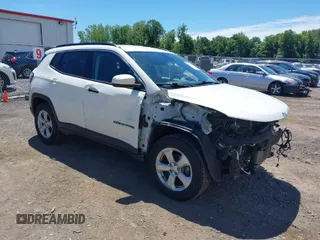 2020 Jeep Compass Latitude with VIN 3C4NJDBBXLT219466, listed as a IAAI auction lot 39766901 with 147,492 mi miles and . Bid and sale history available at DreamBid. Image 1.
