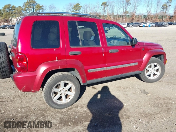 2007 Jeep Liberty Limited with VIN 1J4GL58K67W523792, listed as a IAAI auction lot 41305498 with 143,115 mi miles. Bid and sale history available at carsss.com. Image 4.