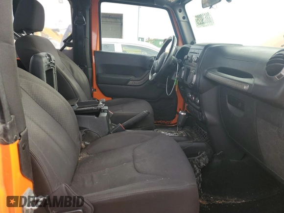 2013 Jeep Wrangler Sport with VIN 1C4AJWAG7DL550851, listed as a Copart auction lot 88639225 with Not Provided miles and Salvage Title. Bid and sale history available at carsss.com. Image 10.