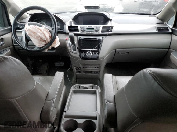 2016 Honda Odyssey EX-L with VIN 5FNRL5H63GB013440, listed as a Copart auction lot 42744235 with Not Provided miles and Salvage Title. Bid and sale history available at DreamBid. Image 8.