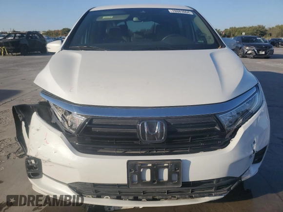 2022 Honda Odyssey EX with VIN 5FNRL6H50NB011204, listed as a Copart auction lot 78883064 with 74,144 mi miles and Salvage Title. Bid and sale history available at DreamBid. Image 5.