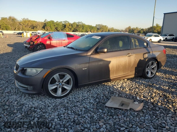 2011 BMW 3 Series 328i with VIN WBAKE3C58BE558183, listed as a Copart auction lot 46432805 with 107,705 mi miles and Salvage Title. Bid and sale history available at carsss.com. Image 1.