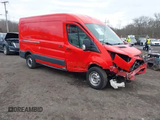 2018 Ford Transit with VIN 1FTYR2CM4JKA57326, listed as a IAAI auction lot 41675886 with 127,652 mi miles and . Bid and sale history available at DreamBid. Image 1.