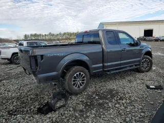 2018 Ford F-150 XL with VIN 1FTEX1EP9JFE00960, listed as a Copart auction lot 86836974 with 81,255 mi miles and Salvage Title. Bid and sale history available at carsss.com. Image 3.