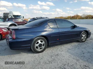 2002 Chevrolet Monte Carlo SS with VIN 2G1WX15KX29225890, listed as a Copart auction lot 78574344 with 95,880 mi miles and Salvage Title. Bid and sale history available at carsss.com. Image 3.