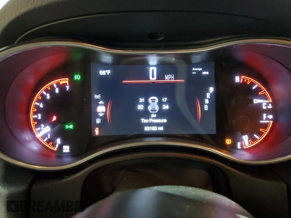 2020 Dodge Durango SXT Plus with VIN 1C4RDJAG4LC324472, listed as a Copart auction lot 45633035 with 53,193 mi miles and Clean Title. Bid and sale history available at DreamBid. Image 9.