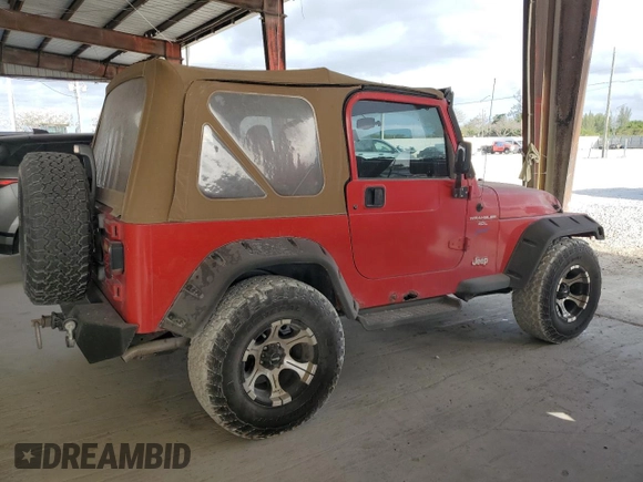 1997 Jeep Wrangler Sport with VIN 1J4FY19S3VP489709, listed as a Copart auction lot 53937475 with 127,171 mi miles and Salvage Title. Bid and sale history available at carsss.com. Image 3.