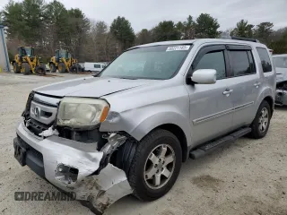 2010 Honda Pilot Touring with VIN 5FNYF4H80AB019282, listed as a Copart auction lot 50221185 with 158,563 mi miles and Clean Title. Bid and sale history available at carsss.com. Image 1.