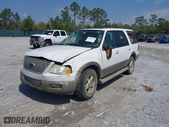 2003 Ford Expedition Eddie Bauer with VIN 1FMFU18LX3LC55692, listed as a IAAI auction lot 41913797 with 343,780 mi miles. Bid and sale history available at carsss.com. Image 2.