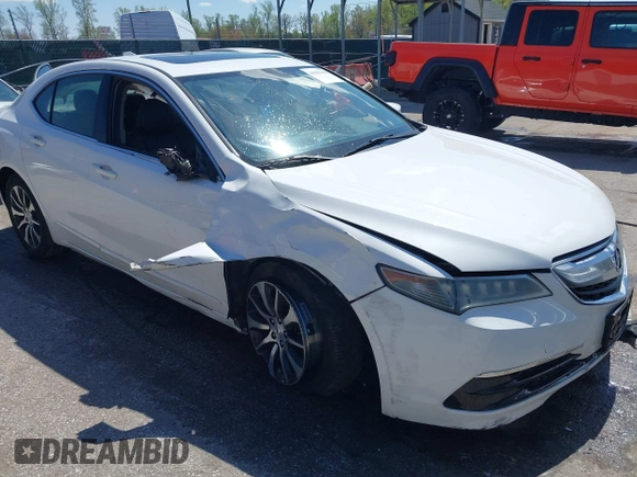2016 Acura TLX with VIN 19UUB1F35GA000603, listed as a IAAI auction lot 41981464 with 168,783 mi miles. Bid and sale history available at carsss.com. Image 6.