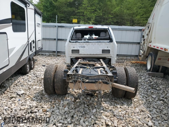 2020 Ford F-350 XL with VIN 1FD8W3HT3LED87955, listed as a Copart auction lot 57363303 with Not provided miles and Salvage title. Bid and sale history available at DreamBid. Image 6.