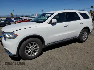 2018 Dodge Durango SXT with VIN 1C4RDHAG1JC306906, listed as a Copart auction lot 49421305 with 99,384 mi miles and Salvage title. Bid and sale history available at DreamBid. Image 1.