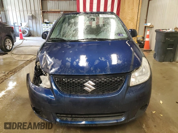 2008 Suzuki SX4 with VIN JS2YC412485105310, listed as a Copart auction lot 76792834 with 183,829 mi miles and Salvage Title. Bid and sale history available at carsss.com. Image 5.