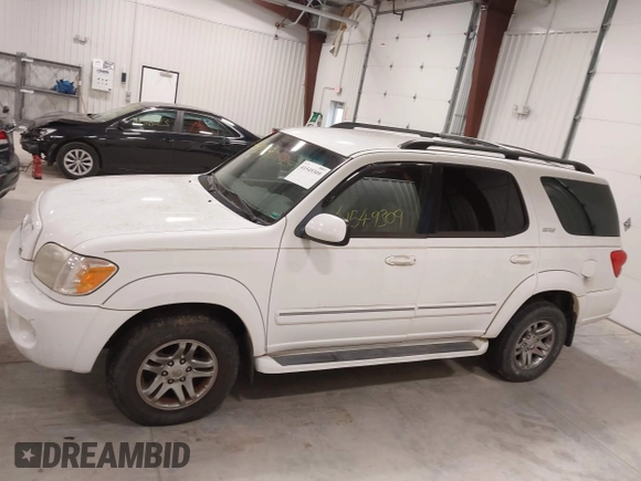 2007 Toyota Sequoia SR5 with VIN 5TDZT34A57S297566, listed as a IAAI auction lot 41549309 with 230,224 mi miles and . Bid and sale history available at DreamBid. Image 14.