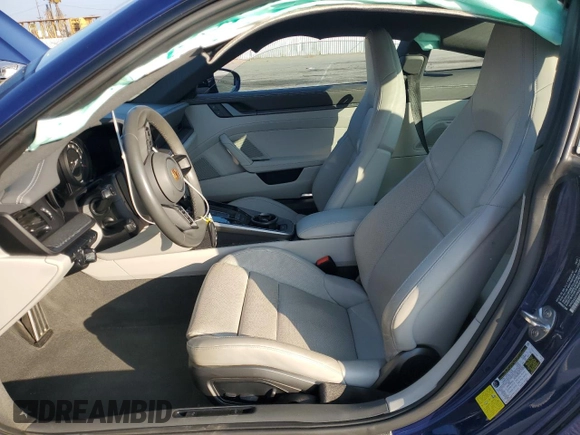 2022 Porsche 911 Carrera with VIN WP0AA2A99NS205256, listed as a Copart auction lot 43082515 with 21,682 mi miles and Salvage Title. Bid and sale history available at carsss.com. Image 7.