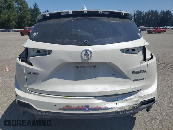 2019 Acura RDX w/A-Spec Pkg with VIN 5J8TC2H64KL027522, listed as a Copart auction lot 65029545 with 114,112 mi miles and Salvage title. Bid and sale history available at DreamBid. Image 6.