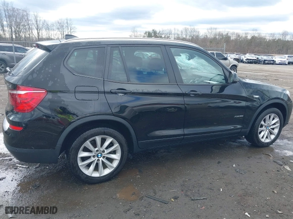 2015 BMW X3 xDrive28i with VIN 5UXWX9C58F0D49628, listed as a IAAI auction lot 41706127 with 99,982 mi miles. Bid and sale history available at carsss.com. Image 13.