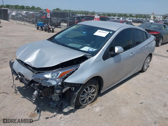 2022 Toyota Prius L Eco with VIN JTDKAMFU3N3169426, listed as a IAAI auction lot 39835932 with 37,756 mi miles. Bid and sale history available at carsss.com. Image 17.