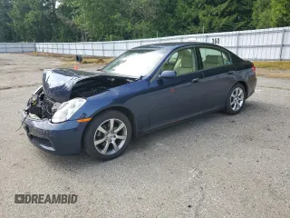 2005 Infiniti G35 z VIN JNKCV51F75M302124, wystawiony jako Copart lot #58406105 z przebiegiem 137 234 mil mil oraz Szkoda całkowita • Salvage title. Historia ofert i sprzedaży dostępna na DreamBid. Obrazek 1.
